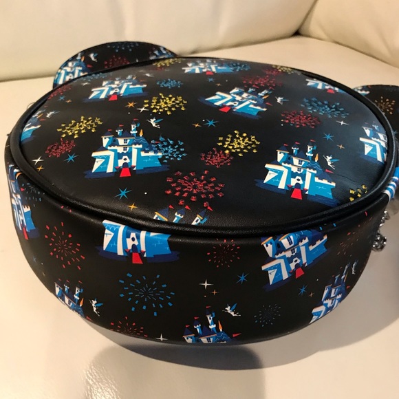 Disneyland 65th Anniversary Loungefly Crossbody Bag - NEW - Picture 2 of 15